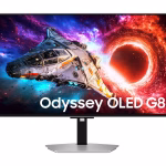 Samsung LS32HG800SUXEN 32" Gaming Monitor Odyssey OLED G8 G80SH 3840x2160/16:9/300cd/m2/0.03ms, HDMI, DP, USB | Samsung