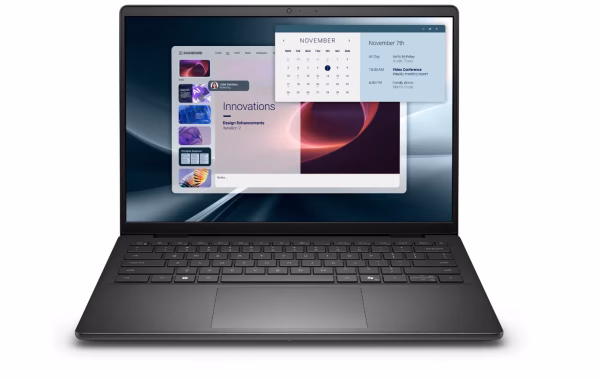 Dell Pro 14 Essential PV14255 nešiojamas kompiuteris, 14″, FHD+, AMD Ryzen 5 220, 16GB RAM, 512GB SSD, W11 Home, ENG, juodas