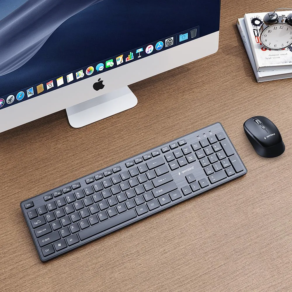 KEYBOARD +MOUSE WRL RUS/DESKTOP KBS-WCH-04-RU GEMBIRD thumbnail 2