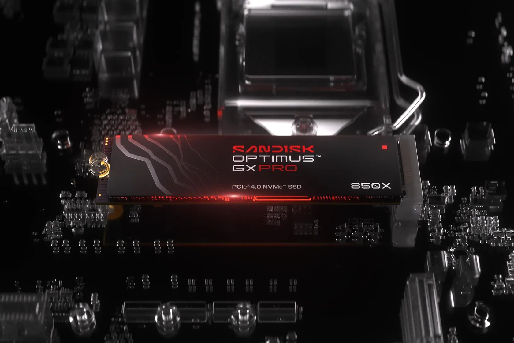 SanDisk 2TB s skaitymo greitis /s rašymo greitis SDSP81200TAN-000E0 NVMe SSD diskas, M.2 thumbnail 4