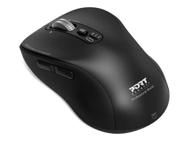 PORT CONNECT Expert Mouse,, Wireless, Bluetooth, Black thumbnail 4