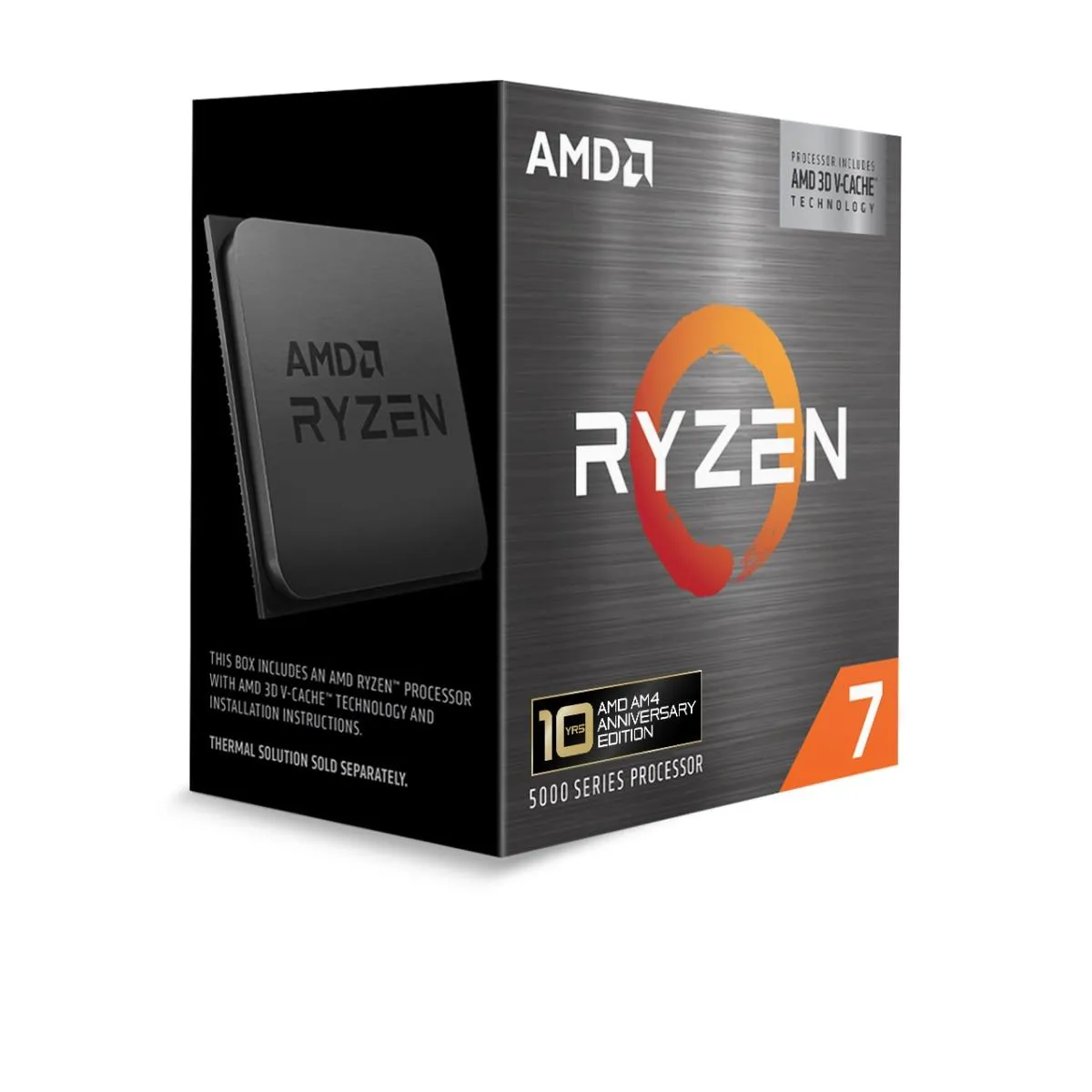 CPU|AMD|AMD RyzenT 7|5800X3D| 3.4 GHz|8xCores|Cache 96 MB|Socket Socket AM4|TDP 105 W|Box|100-100000651POF thumbnail 5