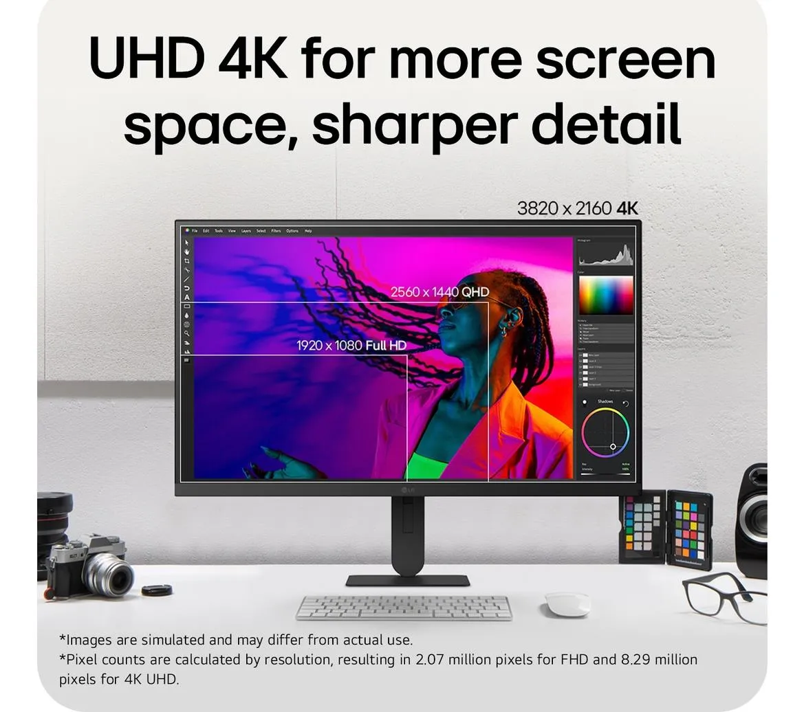 LCD Monitor LG monitorius, 27″, 3840 x 2160 thumbnail 5