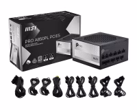 Power Supply, MSI, PRO A850PL PCIE5, ATX, PC, 100 – 240 V thumbnail 5