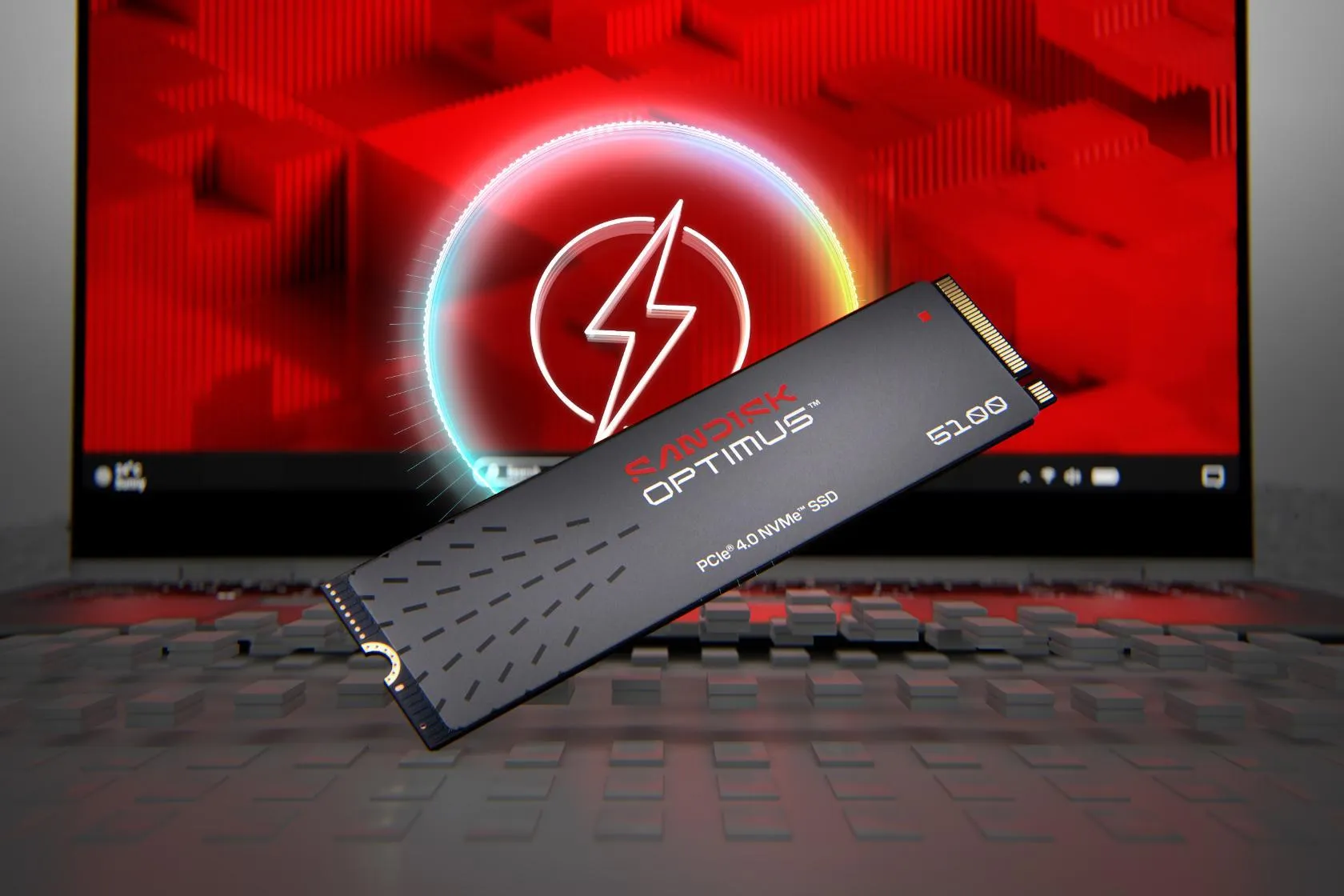 SanDisk 1TB 600xTBW rating NVMe SSD diskas, M.2 thumbnail 7