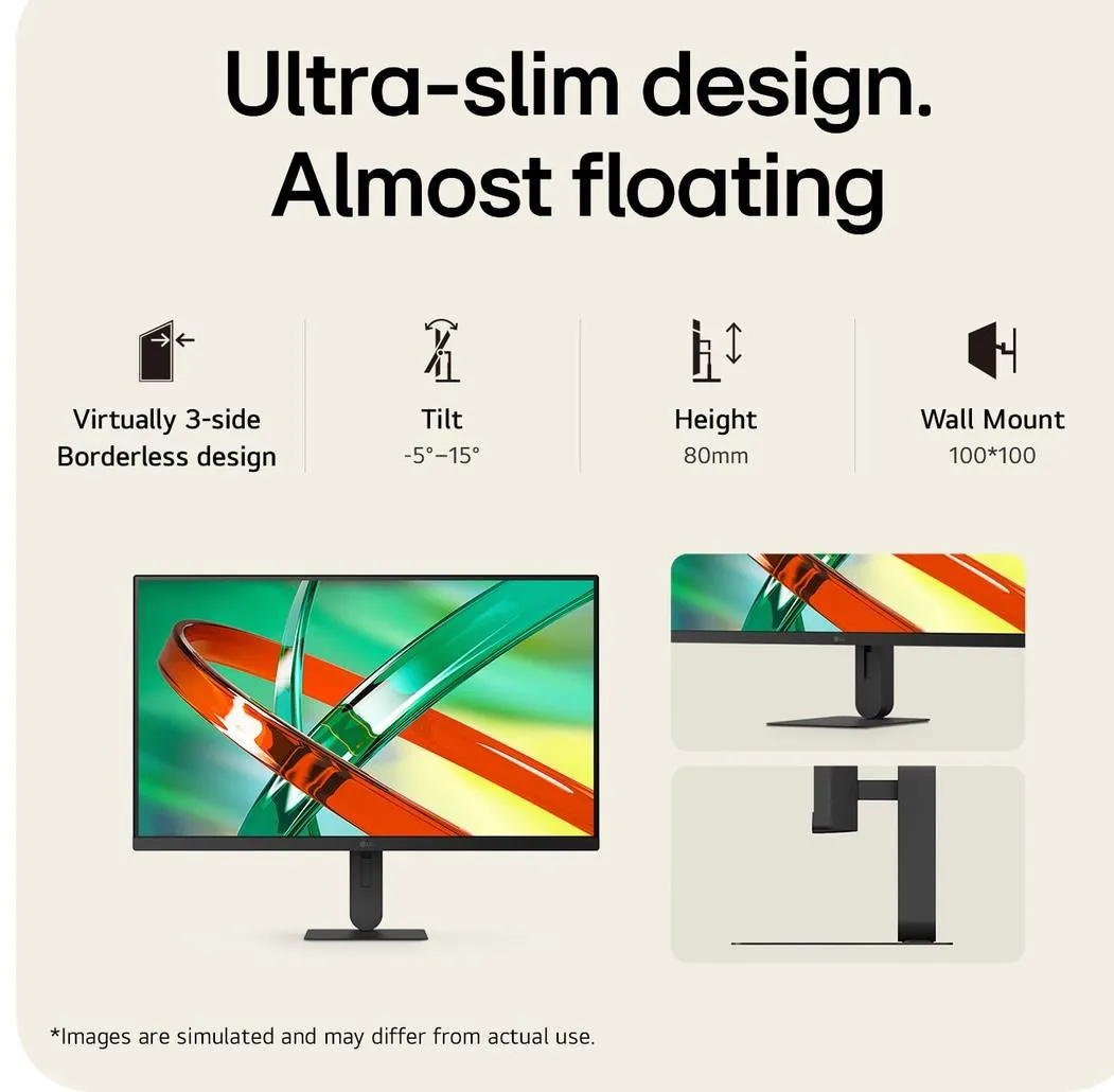 LCD Monitor LG monitorius, 27″, 3840 x 2160 thumbnail 10