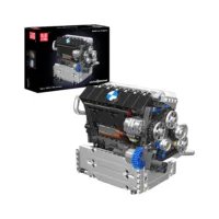 MOULD KING 10213 Motorized S55 Inline-6 Engine Model Konstruktorius …