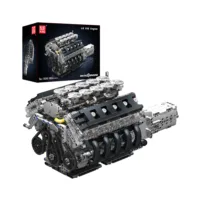MOULD KING 10250 LFA V10 Engine Model Konstruktorius, 1834 dalių