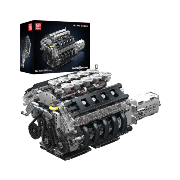 MOULD KING 10250 LFA V10 Engine Model  Konstruktorius | 1834 dalių