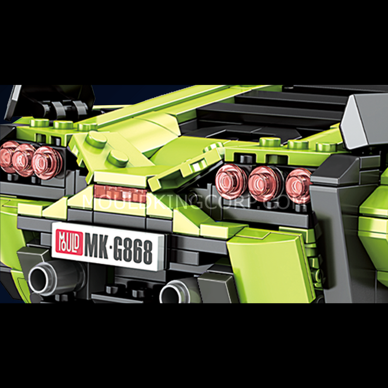 MOULD KING 10011S Italian Bull SAI Sports Car Konstruktorius | 1,168 dalių thumbnail 5