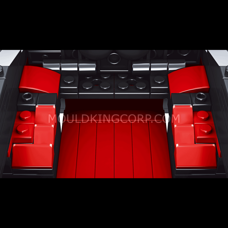 MOULD KING 10012S Cadi-Elrado Car Model Žaislinis Konstruktorius | 1245 dalių thumbnail 4