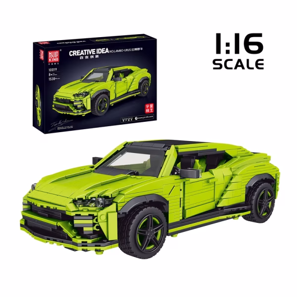 MOULD KING 10019 Italian Bull Urus Model Car Konstruktorius | 1,538 dalių