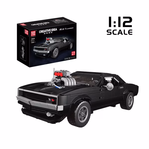 MOULD KING 10028 Charger American Muscle Car Konstruktorius | 1439 dalių