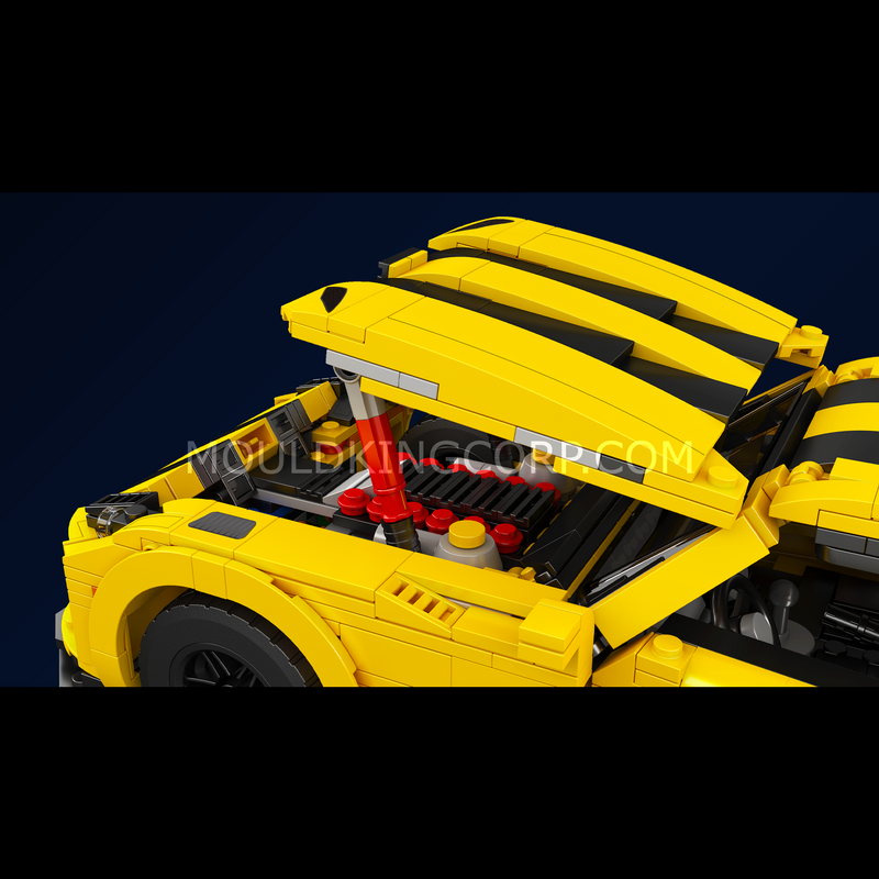 MOULD KING 10046S Dodge Viper | 1373 dalių thumbnail 3