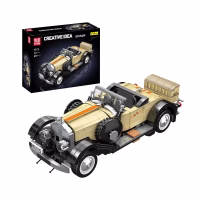 MOULD KING 10115 Phantom Vintage Car Konstruktorius, 897 dalių