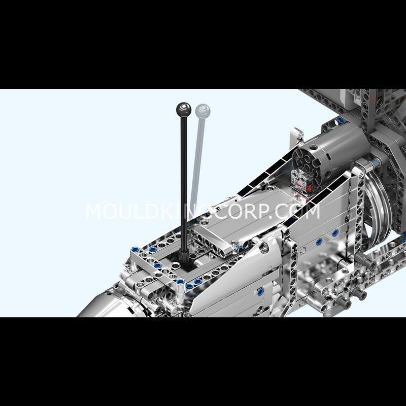 MOULD KING 10168 Motorised Hypercar W16 Engine & Gearbox Konstruktorius | 2899 dalių thumbnail 5