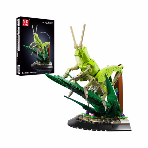 MOULD KING 10175 Creative Grasshopper Ambush Scene Konstruktorius | 408 dalių
