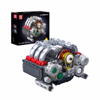 MOULD KING 10193 Flat-6 Engine Model Konstruktorius, 609 dalių