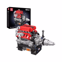 MOULD KING 10204 Italian V8 Engine Konstruktorius, 750 dalių
