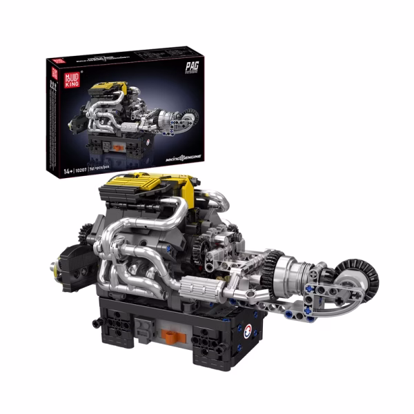 MOULD KING 10207 PAG Turbocharged V8 Engine Konstruktorius | 761 dalių