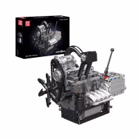 MOULD KING 10212 Motorized Rotary Engine Model, 1130 dalių