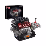 MOULD KING 10227 V8 Engine with Transmission Kaladėlių Konstruktorius | 787 dalių