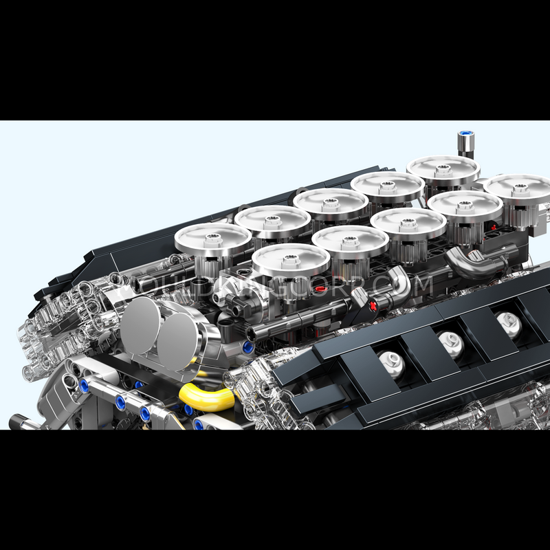 MOULD KING 10250 LFA V10 Engine Model  Konstruktorius | 1834 dalių thumbnail 4