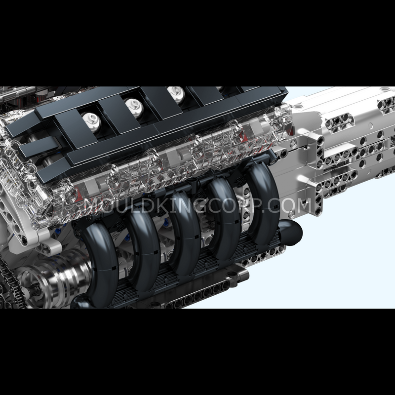 MOULD KING 10250 LFA V10 Engine Model  Konstruktorius | 1834 dalių thumbnail 5