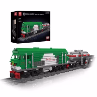 MOULD KING 12026 HXN 3 Diesel Locomotive Konstruktorius, 1,090 dalių