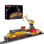 MOULD KING 12027S SD40-2 Diesel Locomotive Konstruktorius | 1,257 dalių