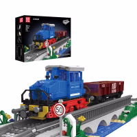 MOULD KING 12038 ESU KG2300 Diesel Locomotive Konstruktorius …