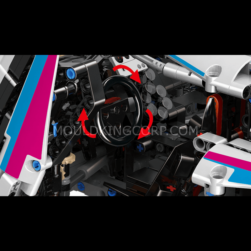 MOULD KING 13120S Regera Hypercar Remote Controlled Model Konstruktorius | 3063 dalių thumbnail 3
