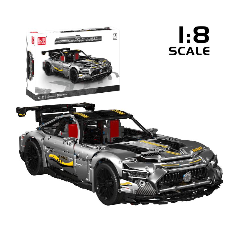 MOULD KING 13126 AMG GT Remote Controlled Sports Car | 2872 dalių