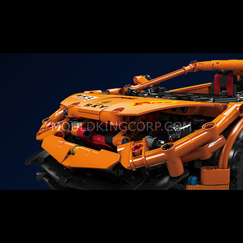 MOULD KING 13177S Italian Bull SVJ Remote Controlled Car Konstruktorius | 1608 dalių thumbnail 3
