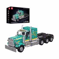 MOULD KING 13201 Remote Controlled Peter American Truck Konstruktorius …