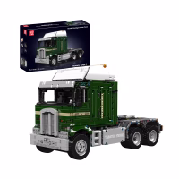 MOULD KING 13202 1970s American Cabover Truck Konstruktorius …
