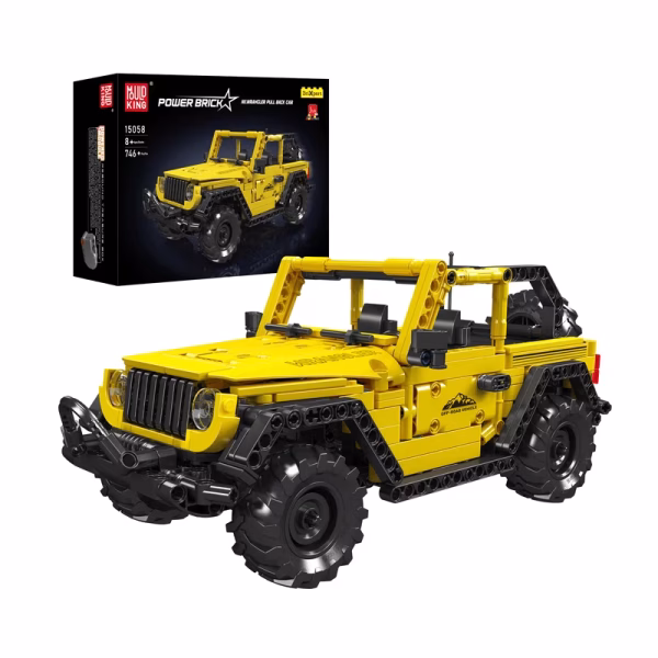 MOULD KING 15058 Wrangler Off-road Car Model Konstruktorius | 746 dalių