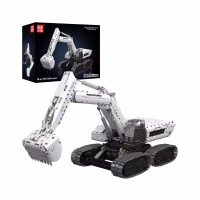 MOULD KING 17079 All-Terrain Crawler Sci-Fi Excavator Konstruktorius …