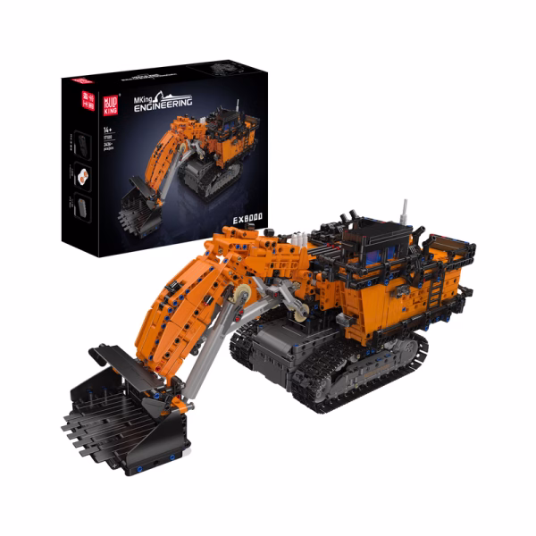 MOULD KING 17100 EX8000 RC Mining Crawler Excavator Konstruktorius | 2,436 dalių