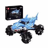 MOULD KING 18032 Remote Controlled Monster Truck Megalodon Konstruktorius