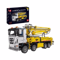 MOULD KING 19003 RC Pneumatic Concrete Truck Konstruktorius, 4,368 dalių