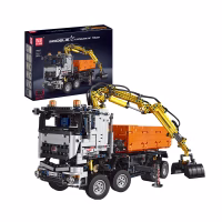 MOULD KING 19007S 2-in-1 RC Excavator & Dump Truck Konstruktorius …