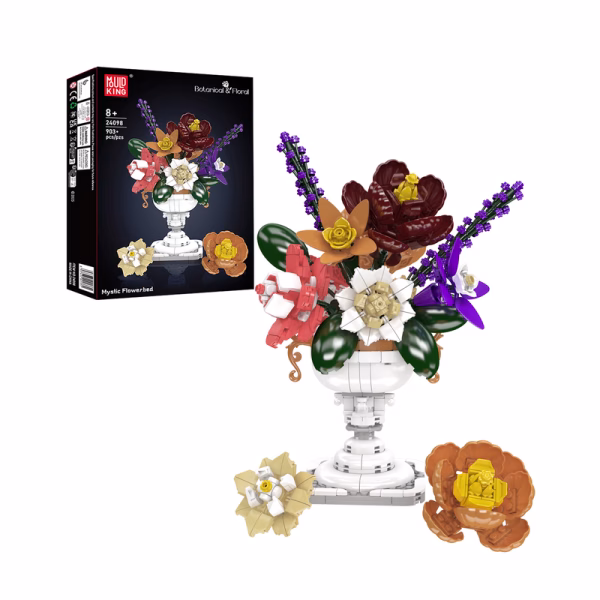 MOULD KING 24098 Everlasting Floral Art Konstruktorius | 903 dalių