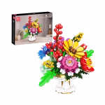 MOULD KING 24099 Dreamy Flower Bed Mixed Bouquet Konstruktorius | 1,164 dalių