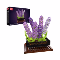 MOULD KING 24112 Violet Bonsai Konstruktorius, 744 dalių
