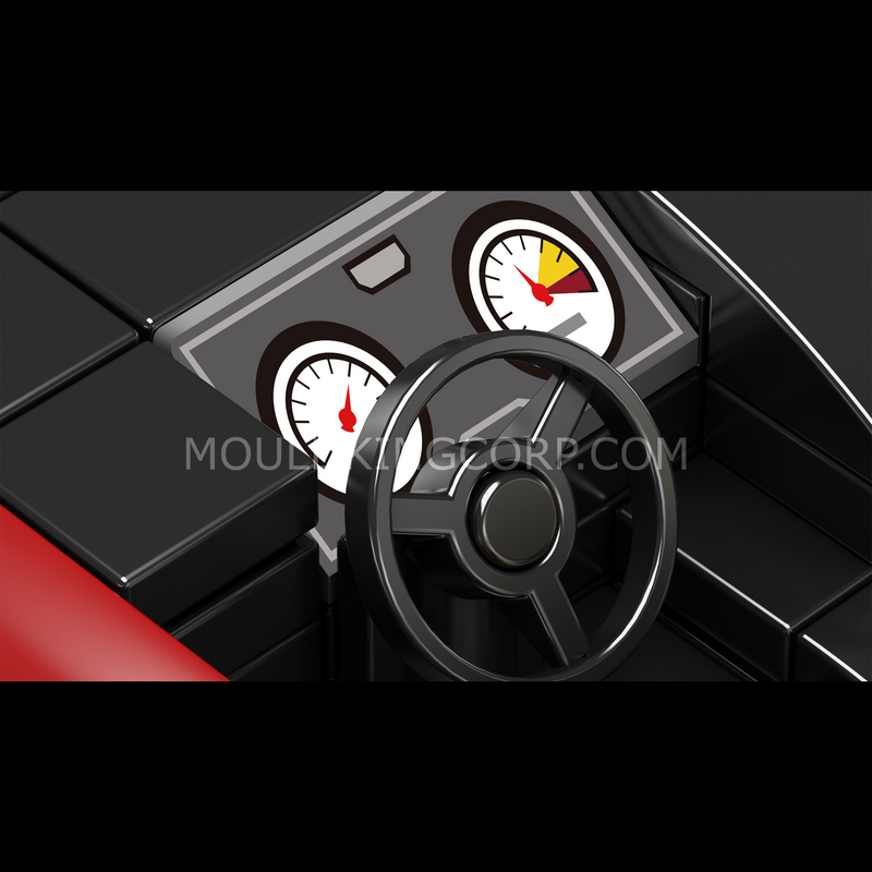 MOULD KING 27060S Porsche 911 Targa | 262 dalių thumbnail 2
