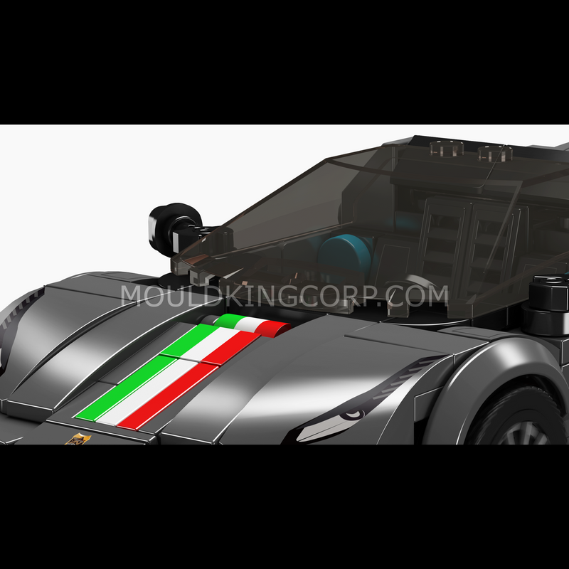 MOULD KING 27068S Ferrari 488 Pista | 384 dalių thumbnail 3
