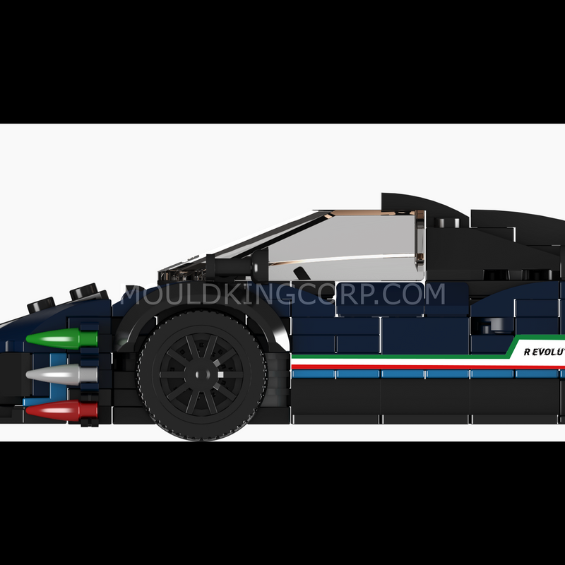 MOULD KING 27094 Pagani Zonda R Evo | 447 dalių thumbnail 3