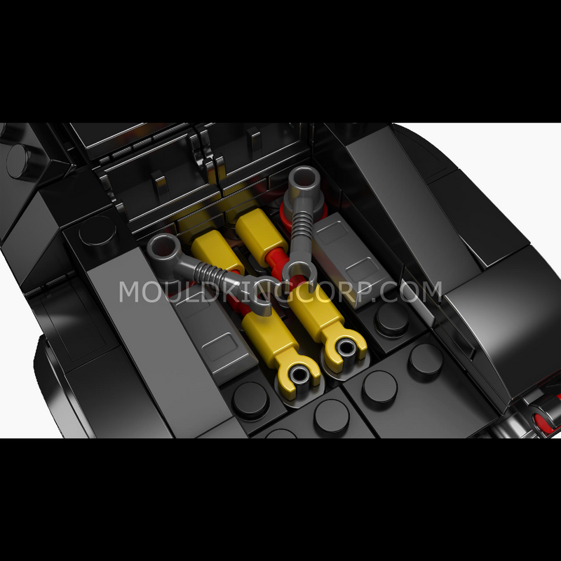 MOULD KING 27096 Bugatti La Voiture Noire | 411 dalių thumbnail 5