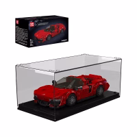 MOULD KING 27155 Retro Muscle Sports Car Konstruktorius | 408 dalių